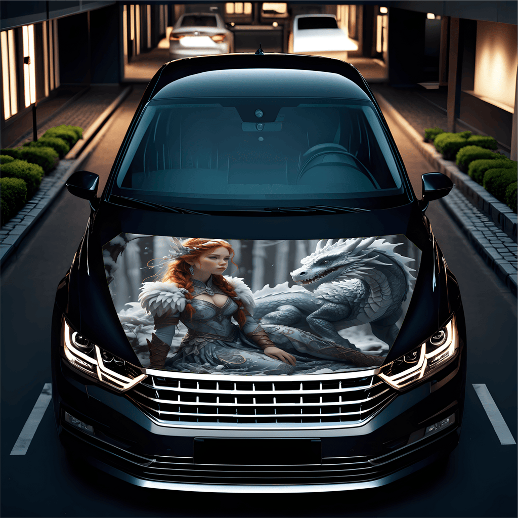 Folie Capota Auto "Hood Art" rezistenta la exterior, marime S (150 x 110cm) - Cod: AVX-CAPOTA-014S