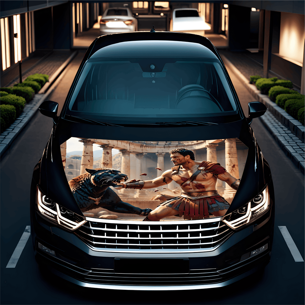 Folie Capota Auto "Hood Art" rezistenta la exterior, marime L (180 x 130cm) - Cod: AVX-CAPOTA-015L