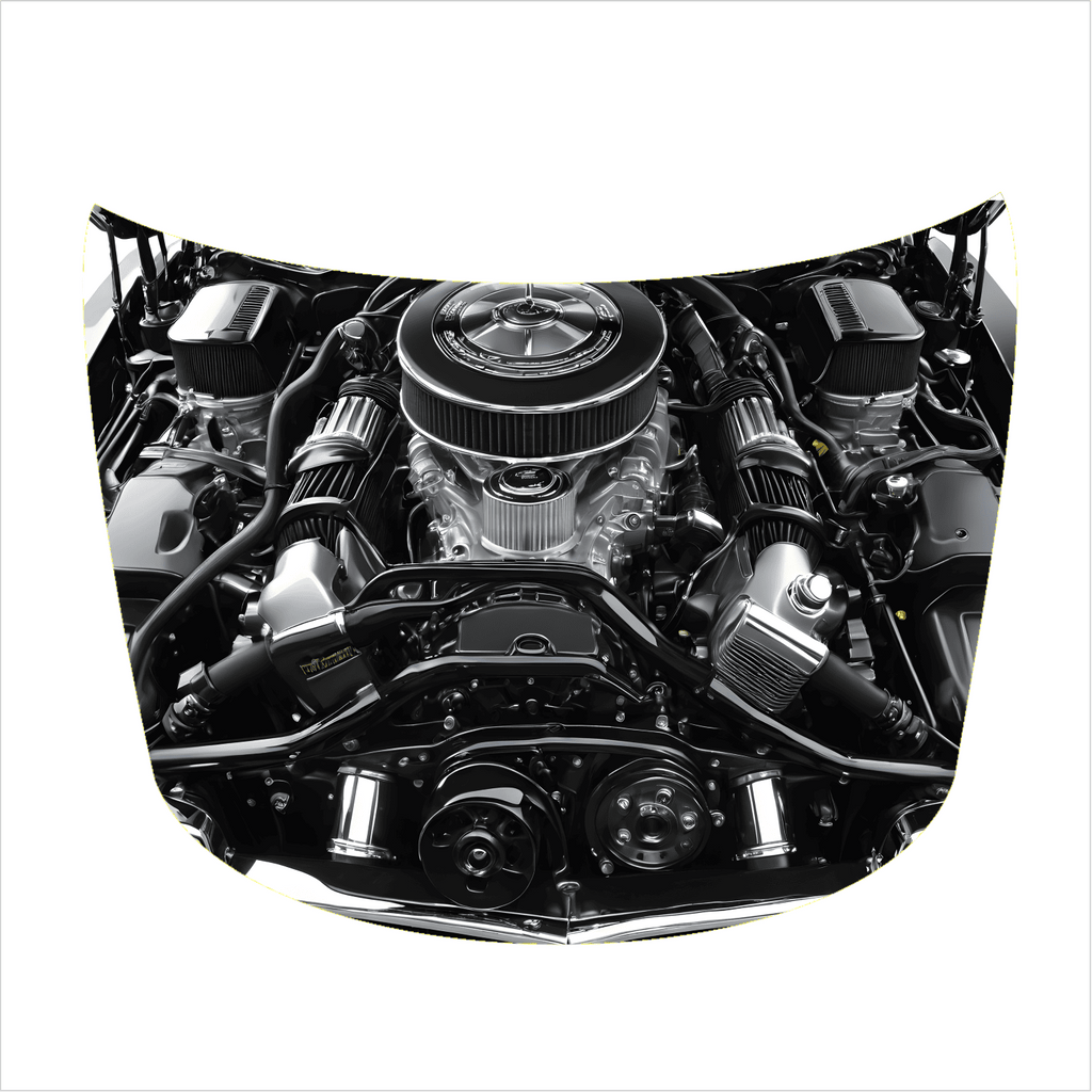 Folie Capota Auto "Hood Art" rezistenta la exterior, marime M (165 x 120cm) - Cod: AVX-CAPOTA-017M
