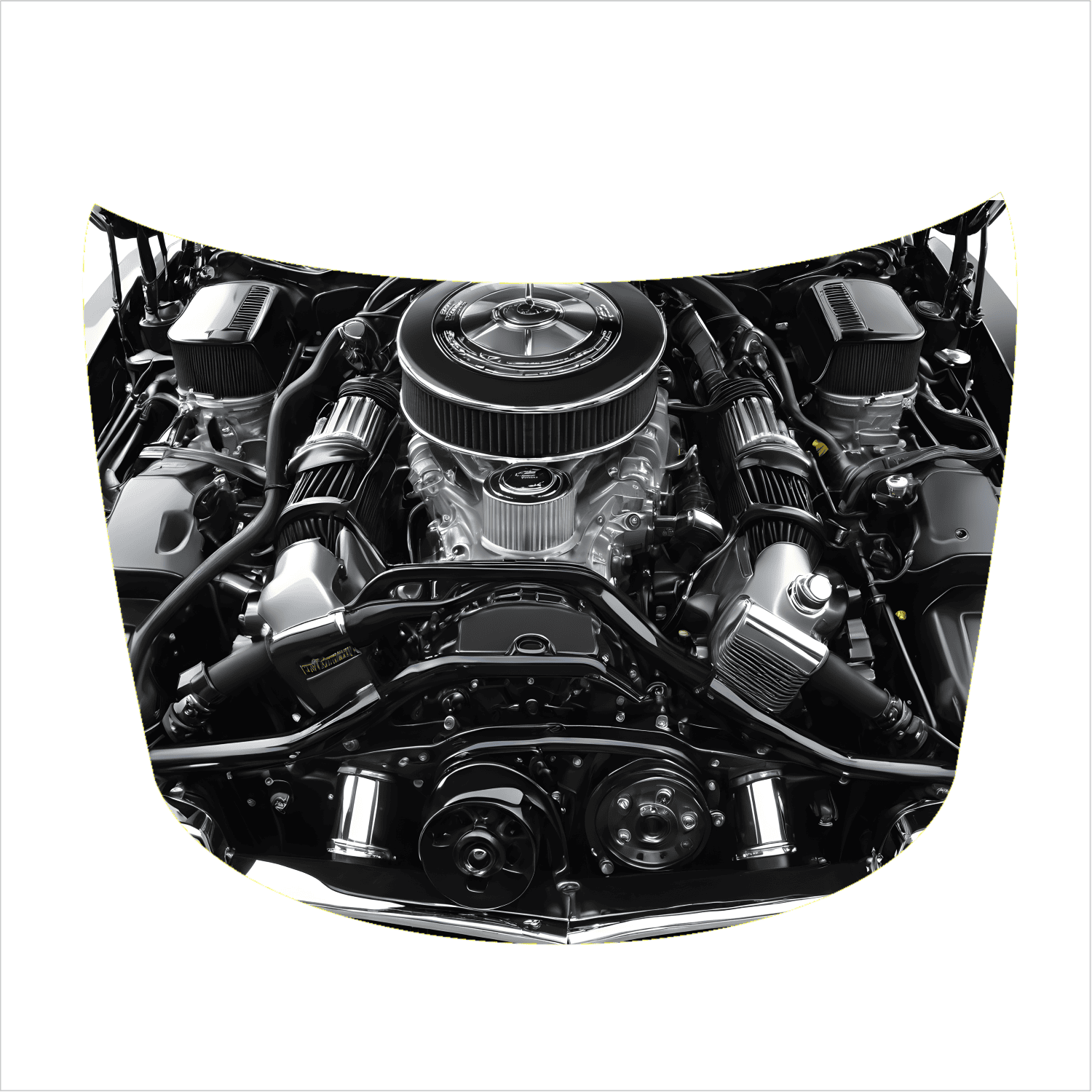 Folie Capota Auto "Hood Art" rezistenta la exterior, marime S (150 x 110cm) - Cod: AVX-CAPOTA-017S