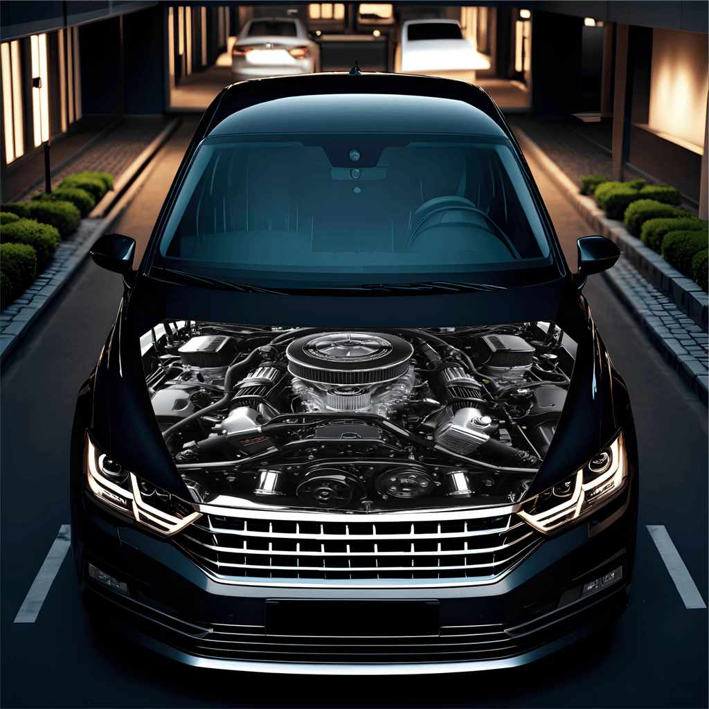 Folie Capota Auto "Hood Art" rezistenta la exterior, marime L (180 x 130cm) - Cod: AVX-CAPOTA-017L