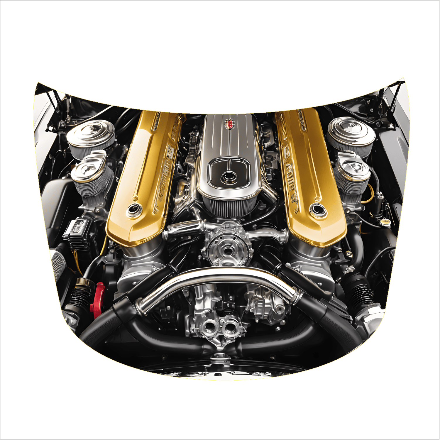 Folie Capota Auto "Hood Art" rezistenta la exterior, marime M (165 x 120cm) - Cod: AVX-CAPOTA-018M
