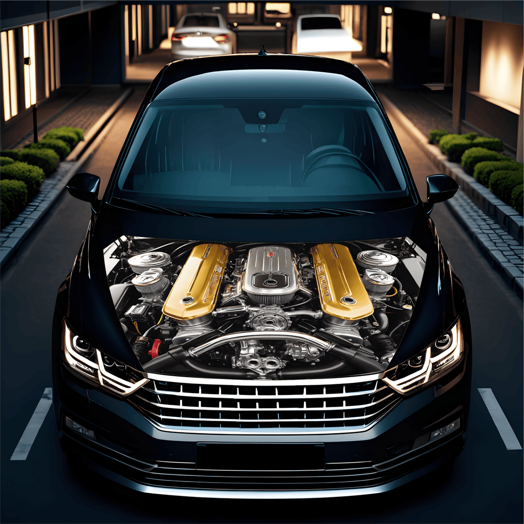 Folie Capota Auto "Hood Art" rezistenta la exterior, marime M (165 x 120cm) - Cod: AVX-CAPOTA-018M