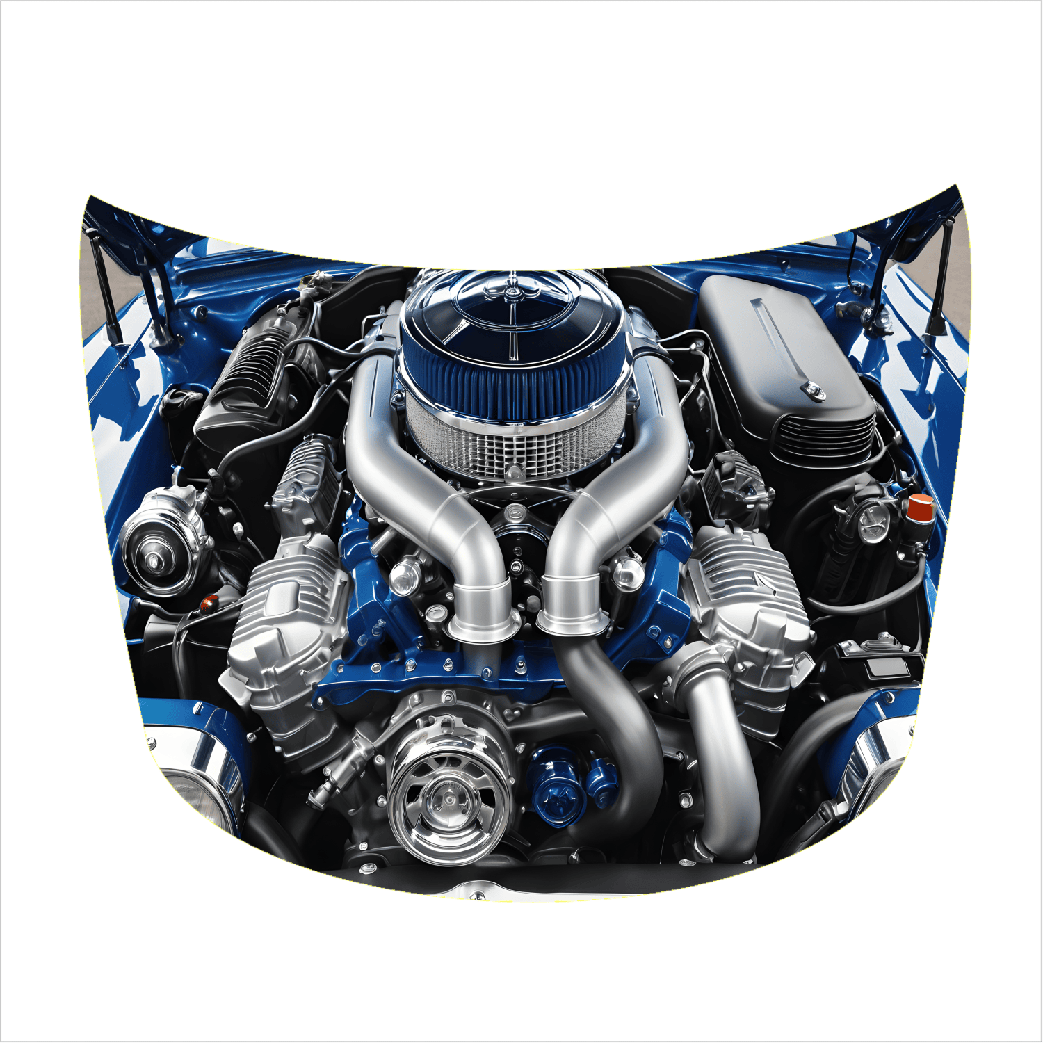 Folie Capota Auto "Hood Art" rezistenta la exterior, marime M (165 x 120cm) - Cod: AVX-CAPOTA-019M