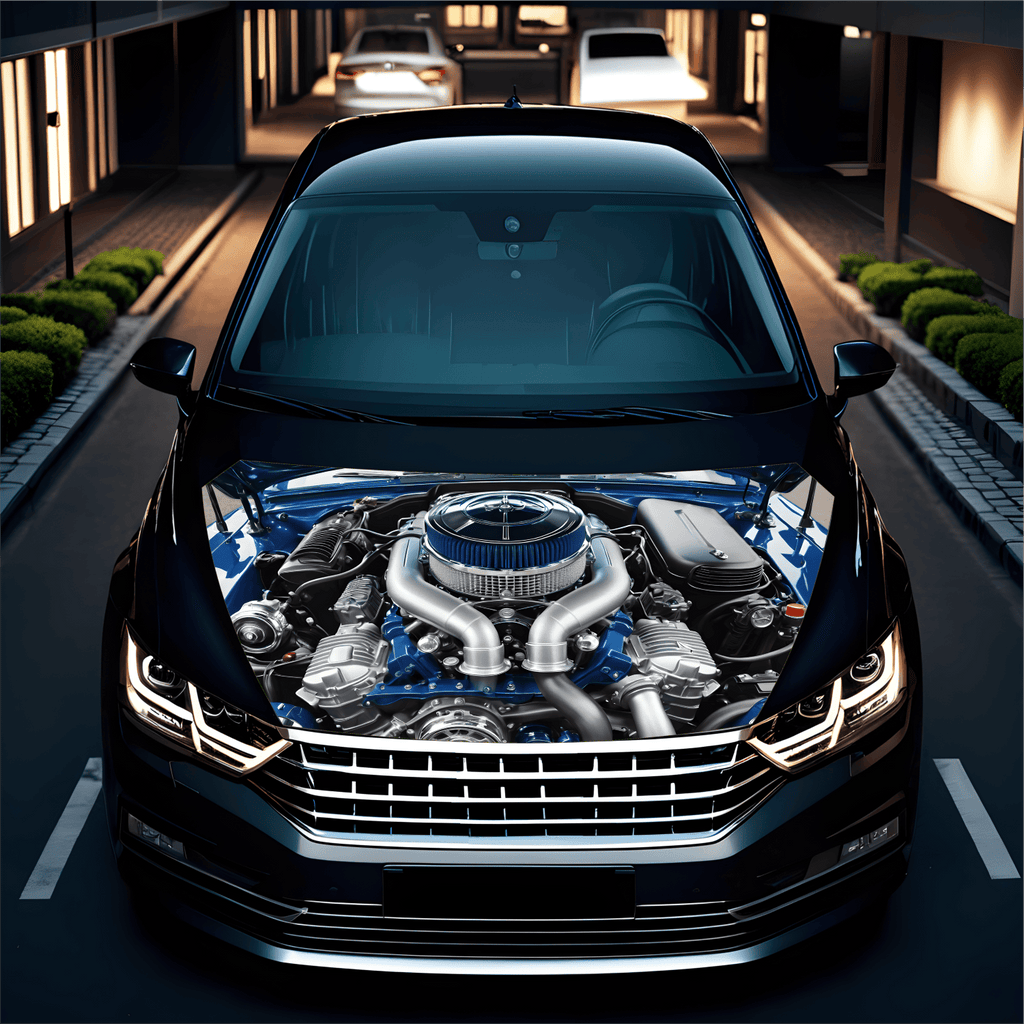 Folie Capota Auto "Hood Art" rezistenta la exterior, marime S (150 x 110cm) - Cod: AVX-CAPOTA-019S