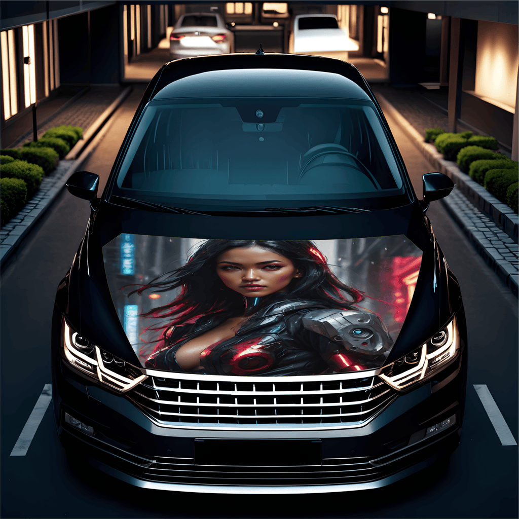 Folie Capota Auto "Hood Art" rezistenta la exterior, marime S (150 x 110cm) - Cod: AVX-CAPOTA-001S