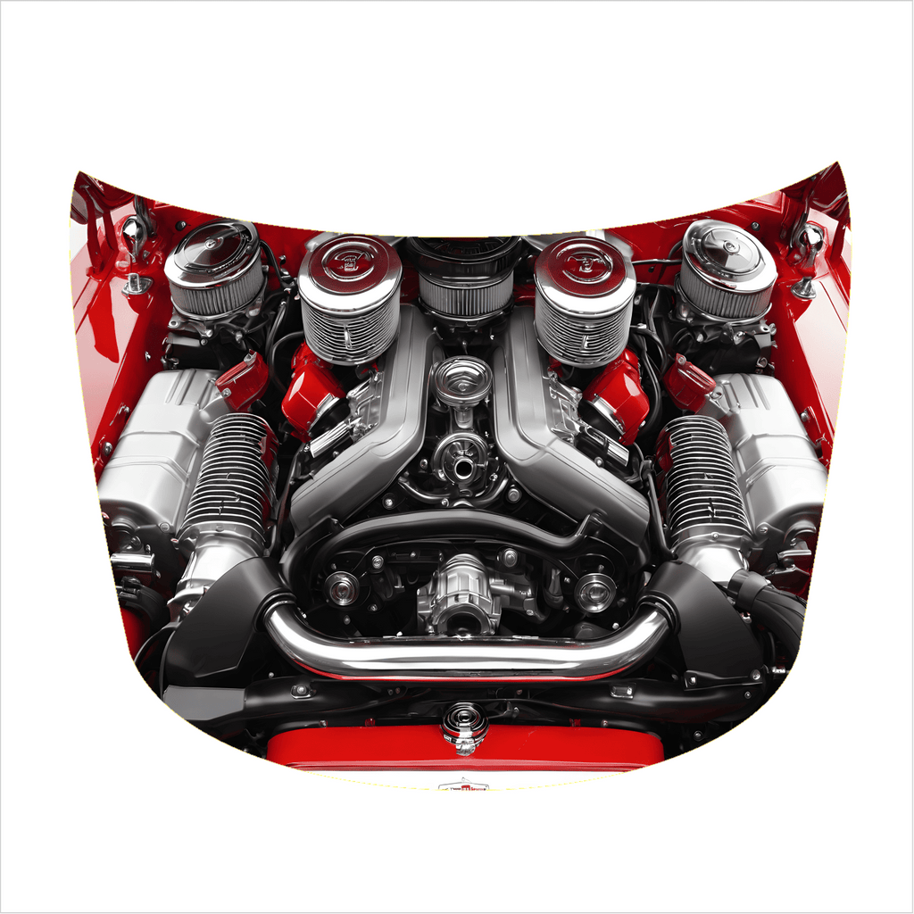 Folie Capota Auto "Hood Art" rezistenta la exterior, marime L (180 x 130cm) - Cod: AVX-CAPOTA-020L