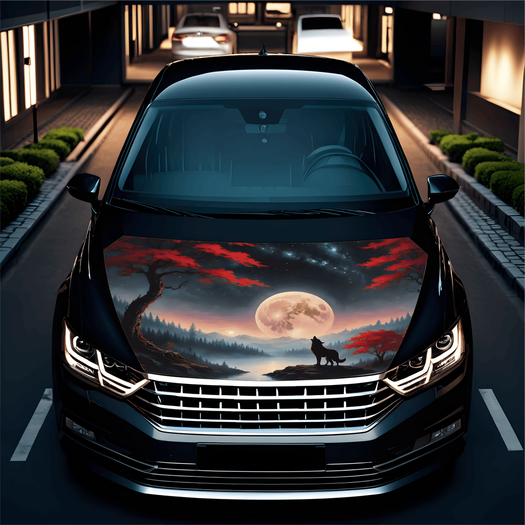 Folie Capota Auto "Hood Art" rezistenta la exterior, marime L (180 x 130cm) - Cod: AVX-CAPOTA-021L