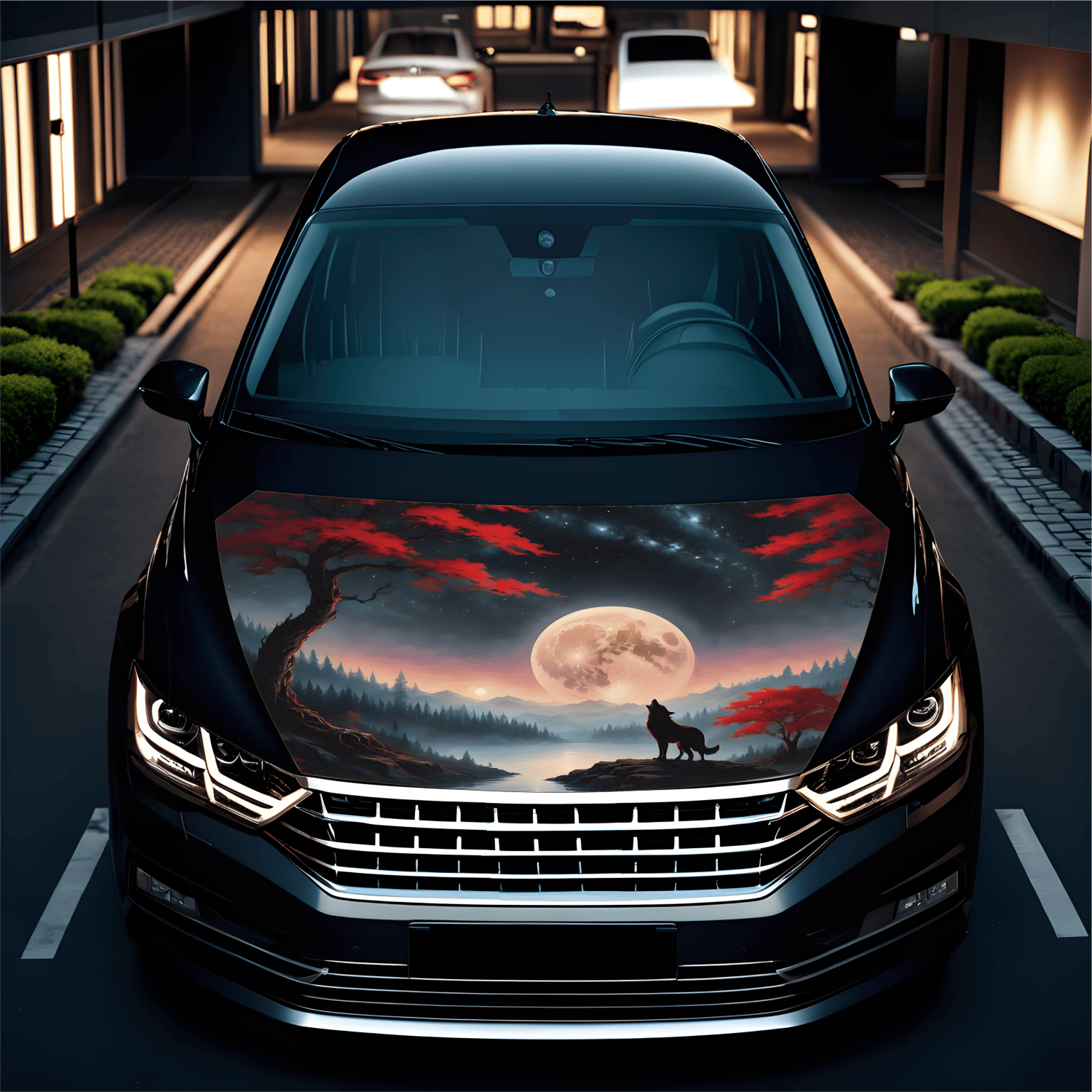 Folie Capota Auto "Hood Art" rezistenta la exterior, marime S (150 x 110cm) - Cod: AVX-CAPOTA-021S