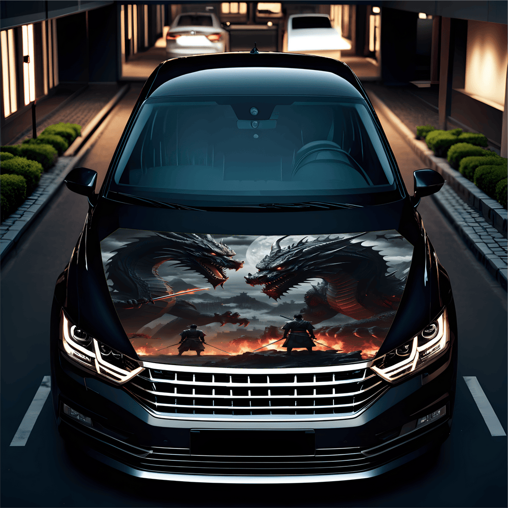 Folie Capota Auto "Hood Art" rezistenta la exterior, marime L (180 x 130cm) - Cod: AVX-CAPOTA-022L