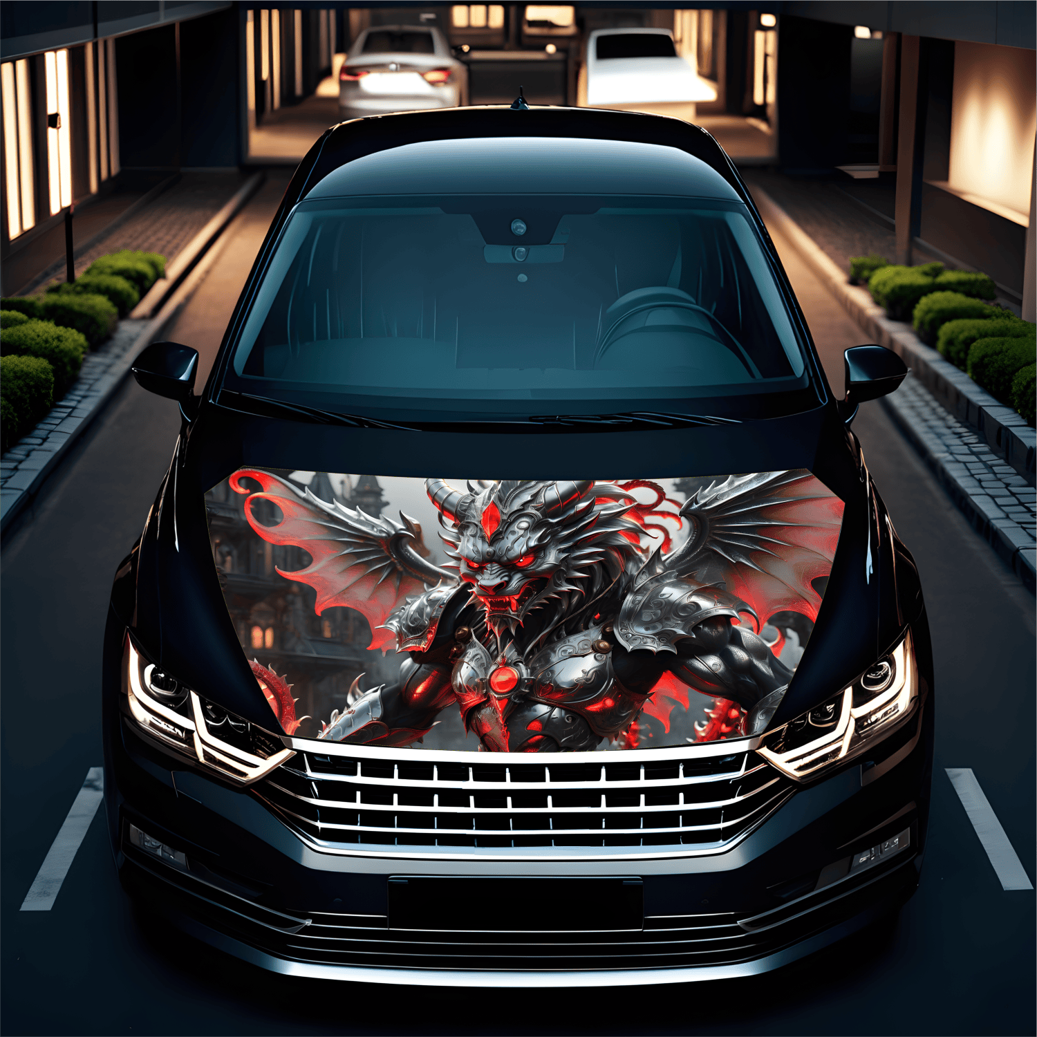 Folie Capota Auto "Hood Art" rezistenta la exterior, marime S (150 x 110cm) - Cod: AVX-CAPOTA-025S