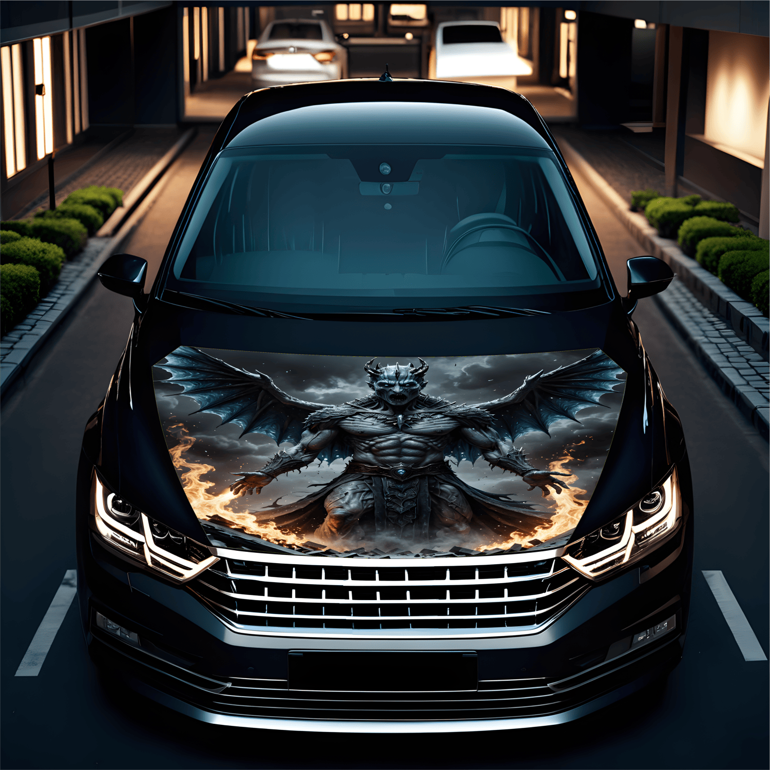 Folie Capota Auto "Hood Art" rezistenta la exterior, marime M (165 x 120cm) - Cod: AVX-CAPOTA-026M