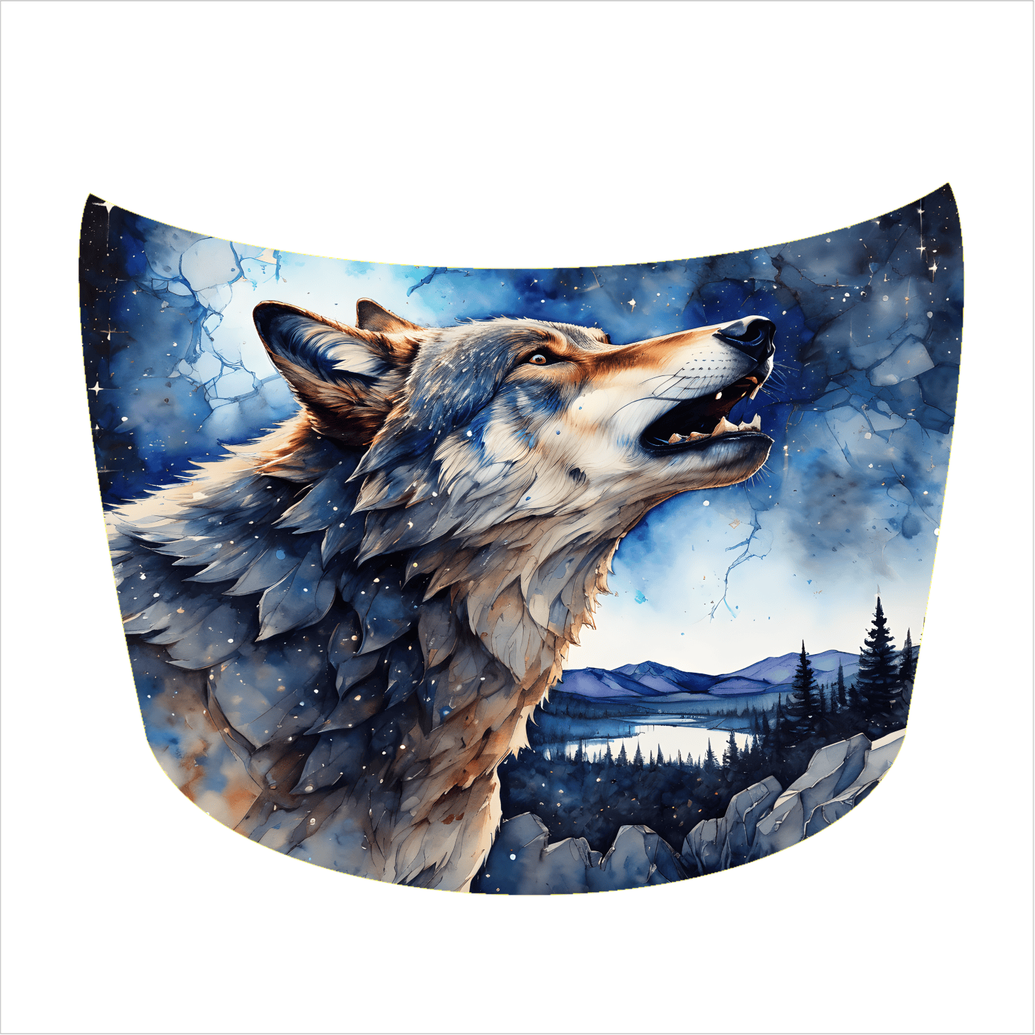 Folie Capota Auto "Hood Art" rezistenta la exterior, marime M (165 x 120cm) - Cod: AVX-CAPOTA-030M