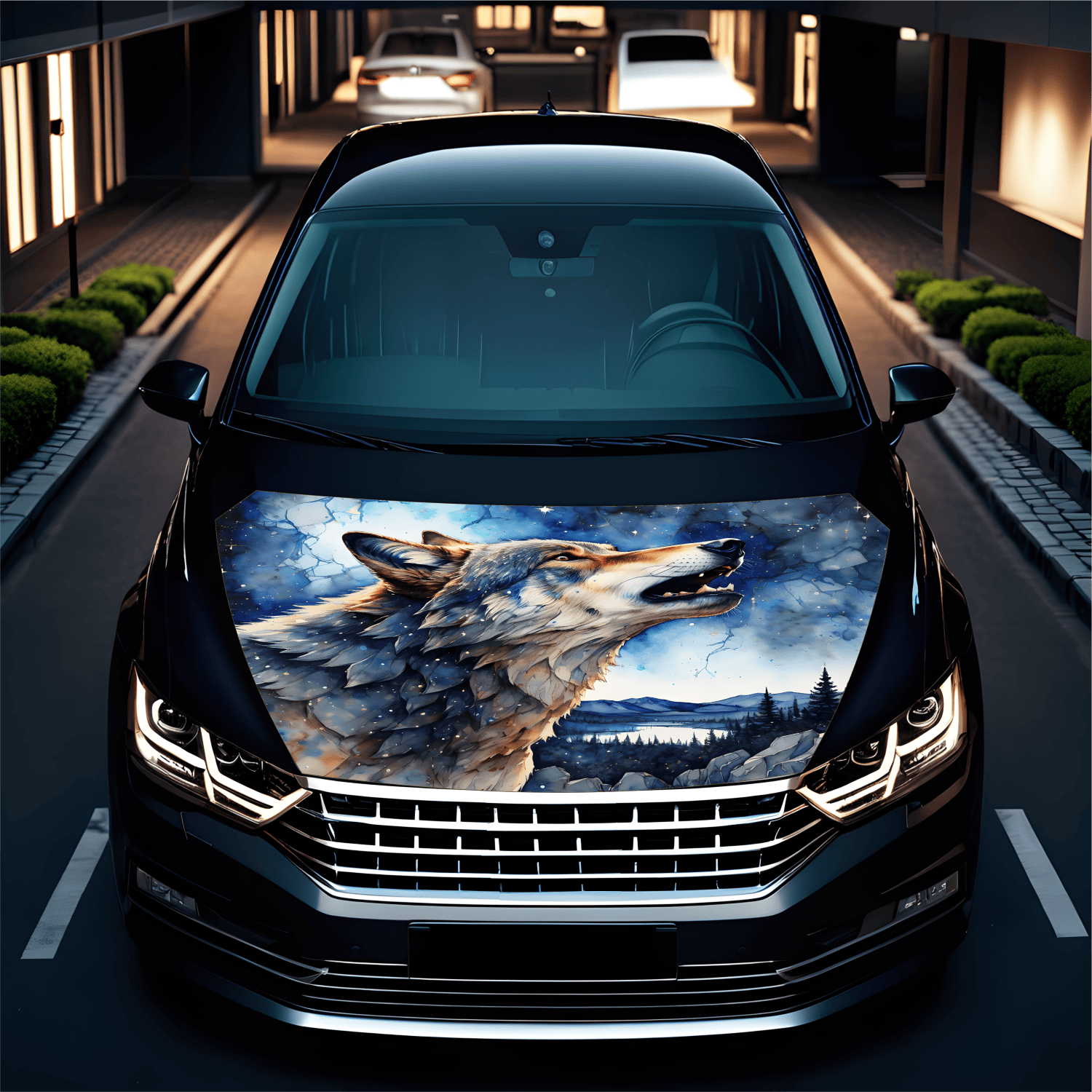 Folie Capota Auto "Hood Art" rezistenta la exterior, marime S (150 x 110cm) - Cod: AVX-CAPOTA-030S
