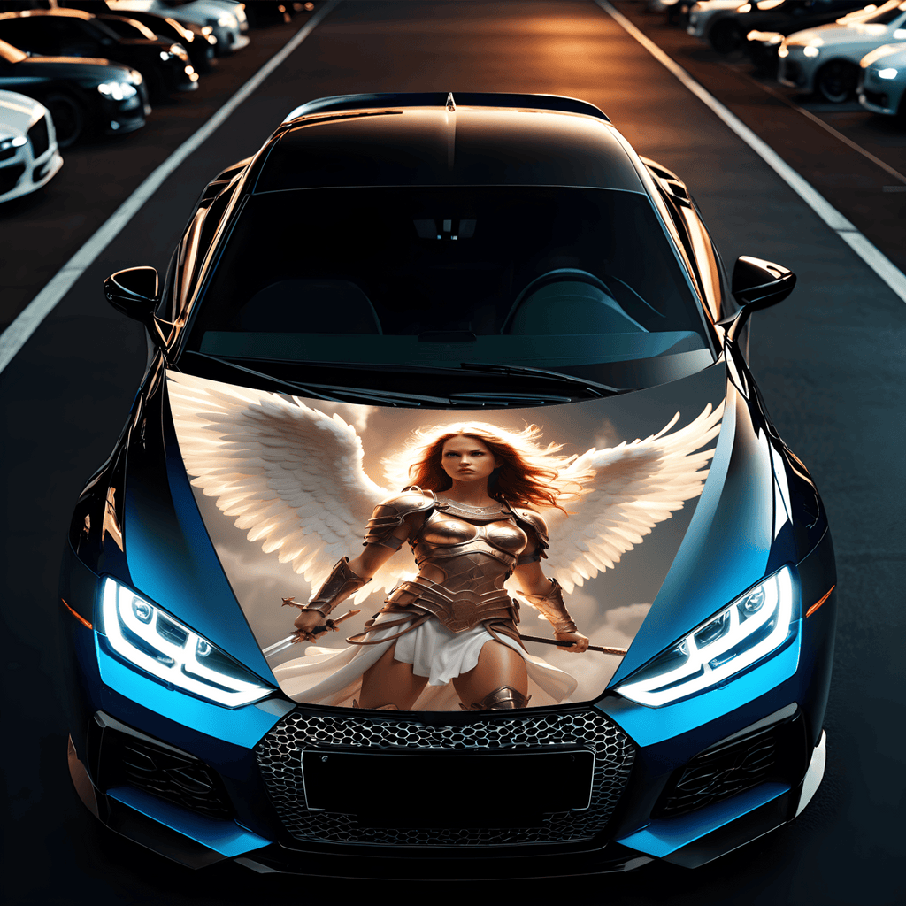 Folie Capota Auto "Hood Art" rezistenta la exterior, marime M (165 x 120cm) - Cod: AVX-CAPOTA-003M