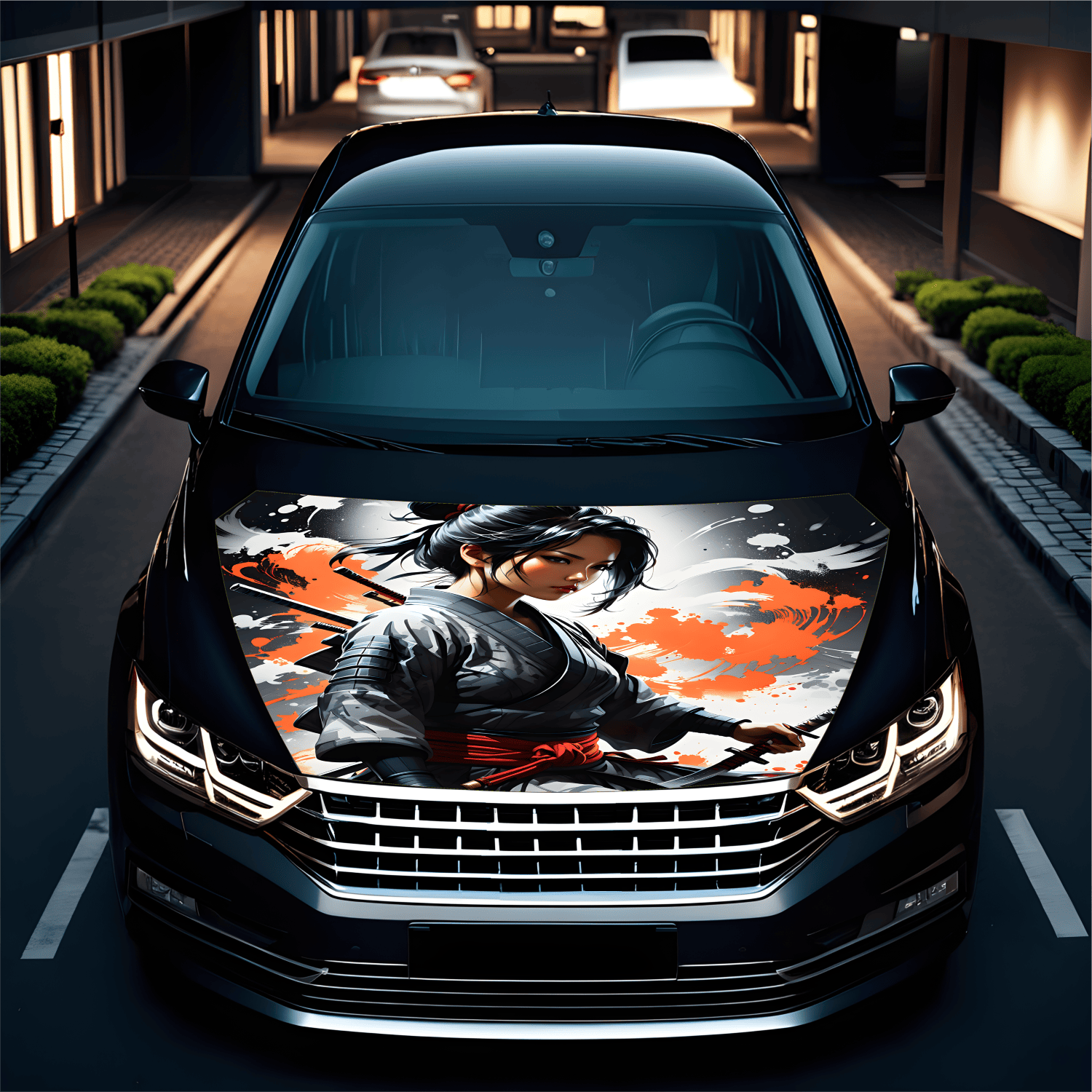 Folie Capota Auto "Hood Art" rezistenta la exterior, marime M (165 x 120cm) - Cod: AVX-CAPOTA-005M