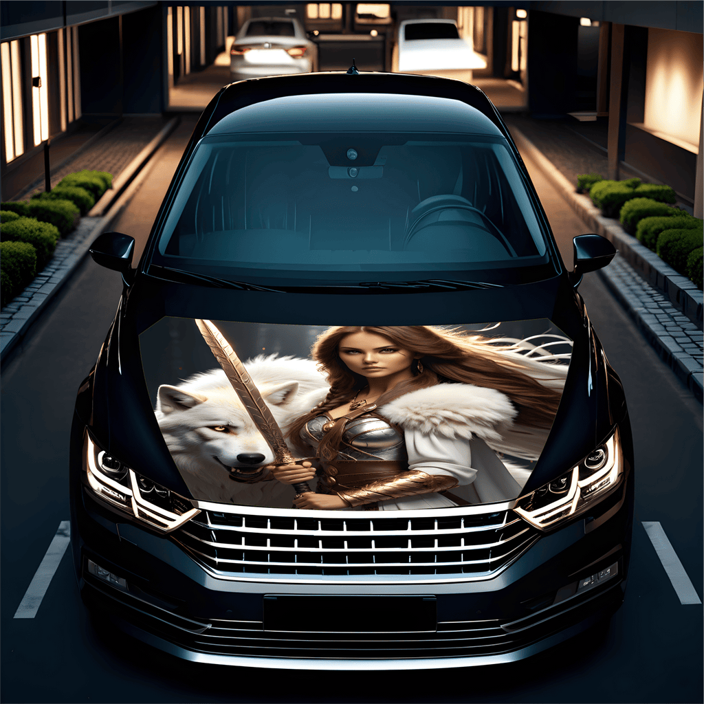 Folie Capota Auto "Hood Art" rezistenta la exterior, marime S (150 x 110cm) - Cod: AVX-CAPOTA-006S