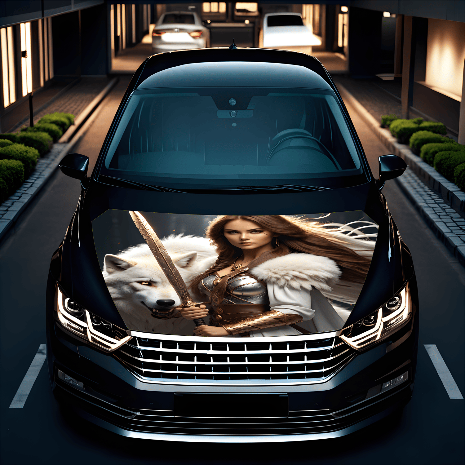 Folie Capota Auto "Hood Art" rezistenta la exterior, marime M (165 x 120cm) - Cod: AVX-CAPOTA-006M