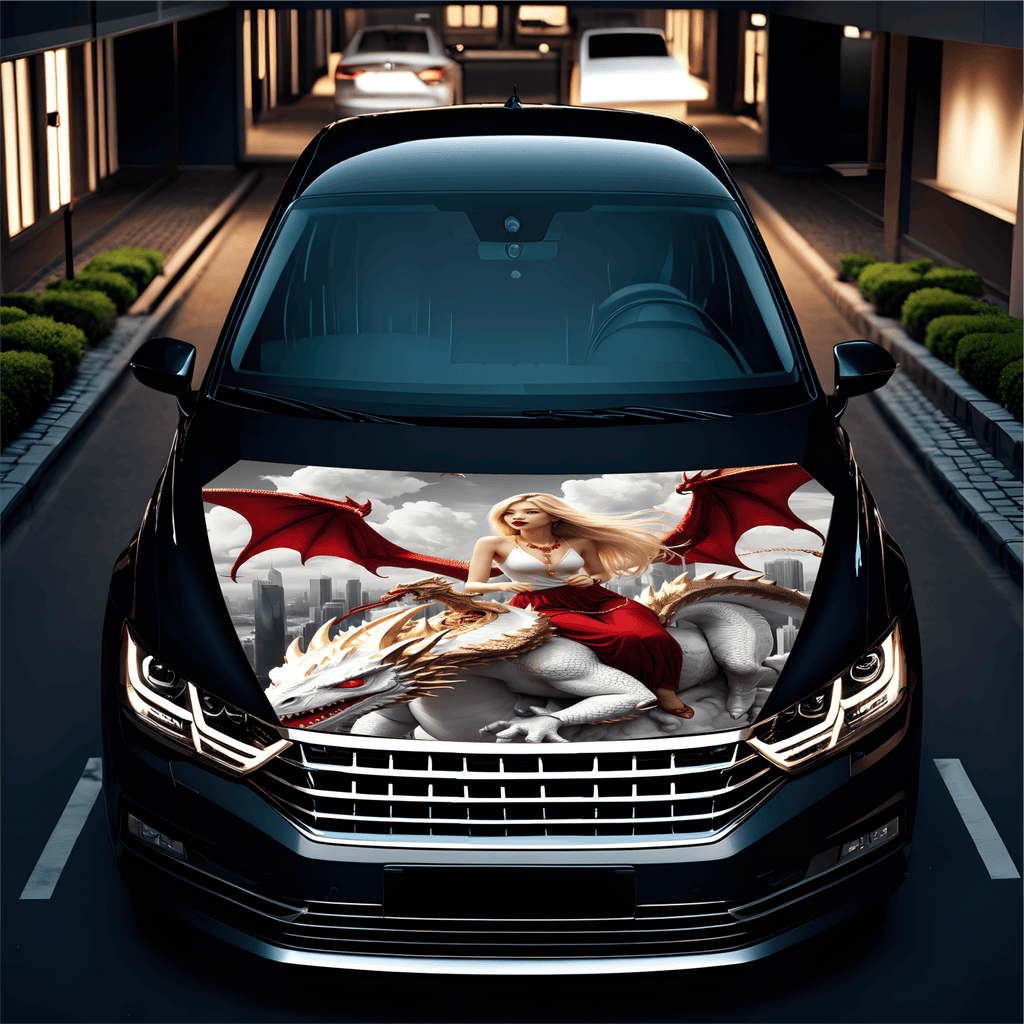 Folie Capota Auto "Hood Art" rezistenta la exterior, marime M (165 x 120cm) - Cod: AVX-CAPOTA-009M