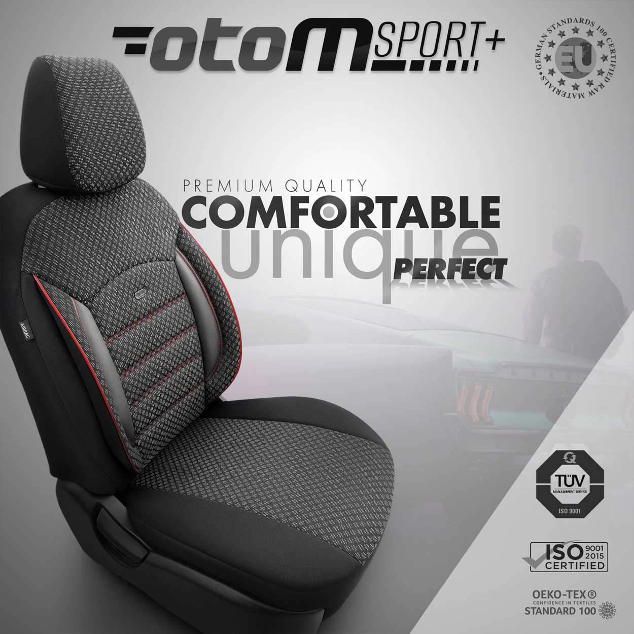 Set huse scaun auto PREMIUM, Universale, nefractionat, OTOM SPORT PLUS 102
