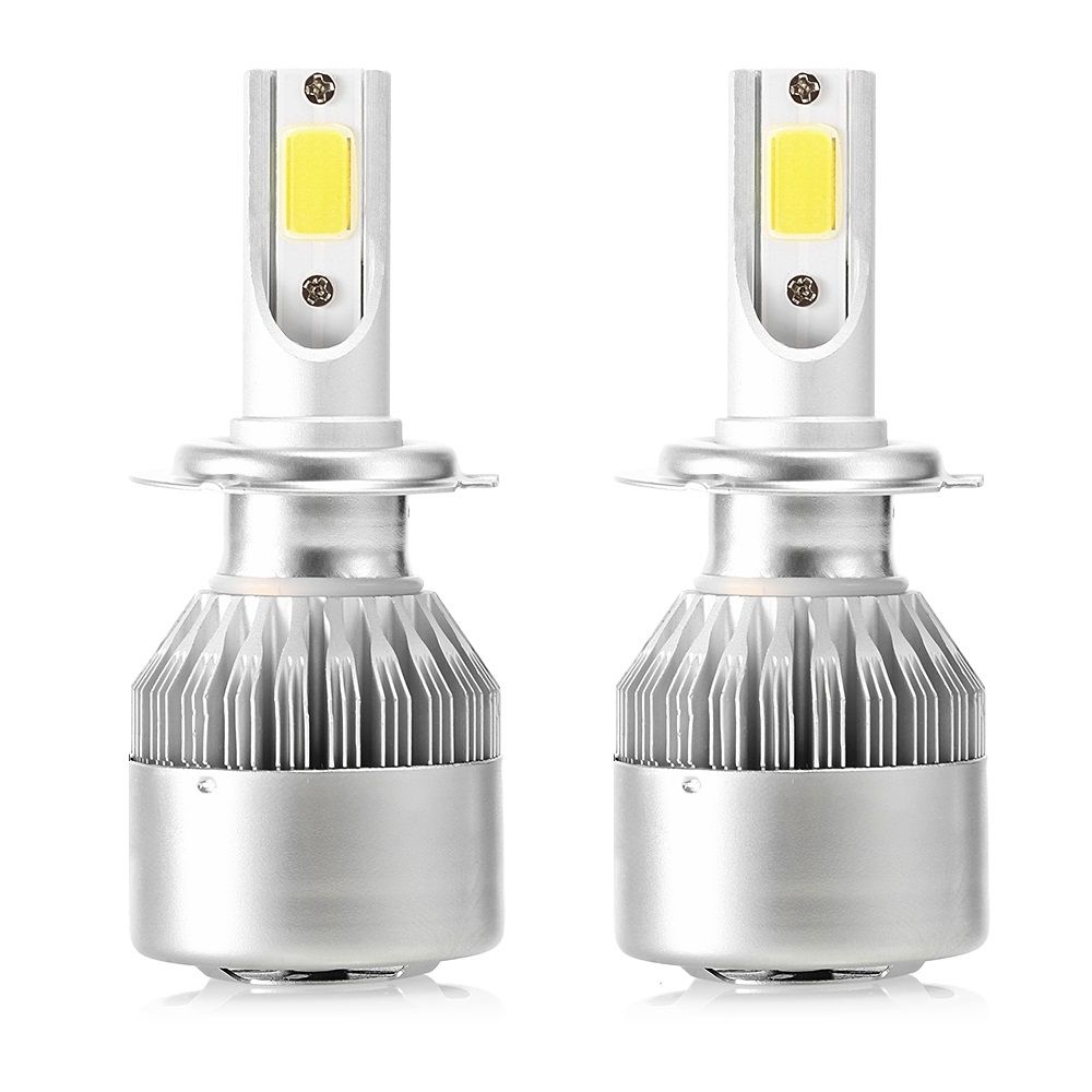 Set 2 becuri LED Auto, model C6, soclu H11, 6000K, 36W, 3500Lm, plug & play