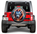 Sticker Auto "Roata de Rezerva" rezistenta la intemperii si raze UV, diametru 55 cm, Cod: AVX-RR05