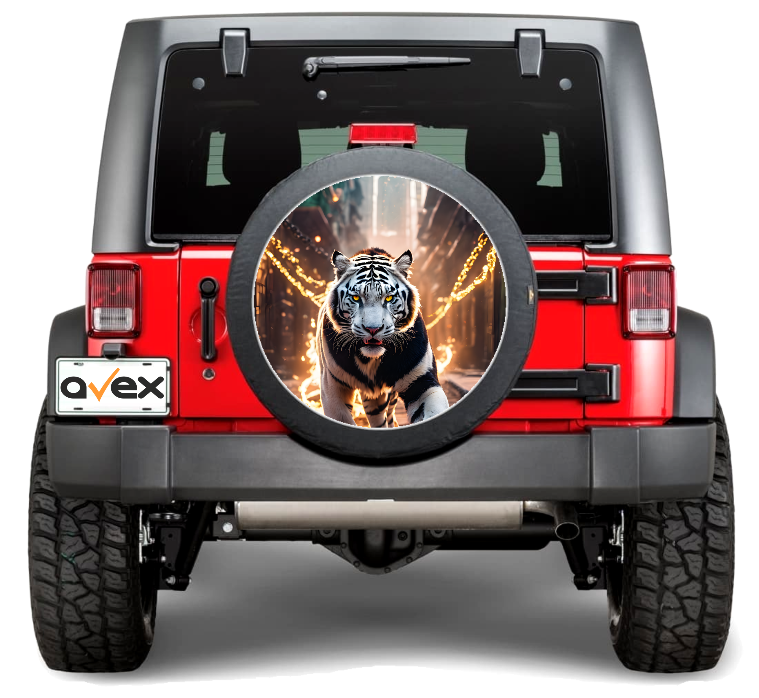 Sticker Auto "Roata de Rezerva" rezistenta la intemperii si raze UV, diametru 55 cm, Cod: AVX-RR16