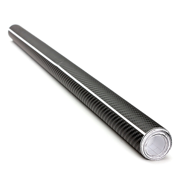 Rola folie colantare auto Carbon 3D, culoare neagra, lungime 28m x 1,27m