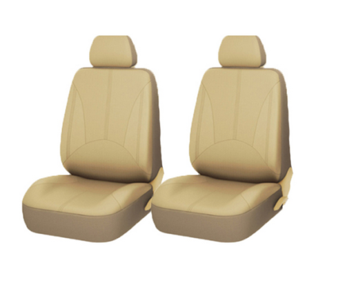Set 11 huse scaun auto Universale din piele ecologica Bej, AG338F