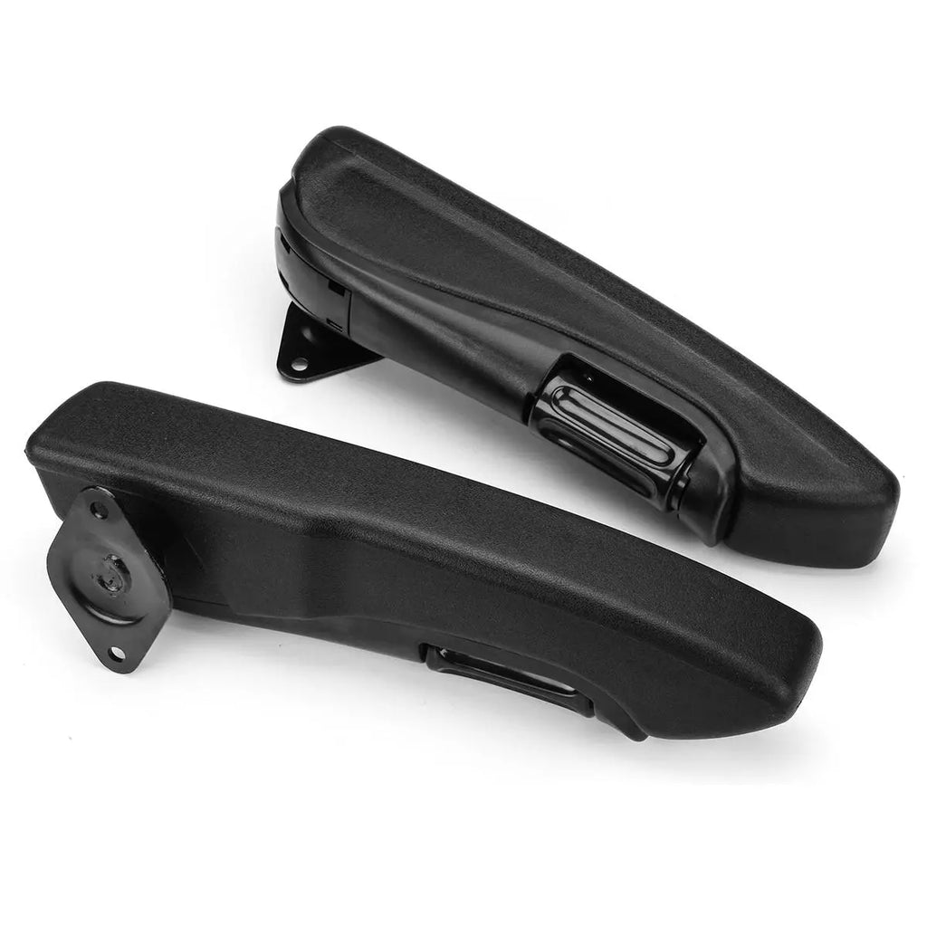 Set 2 buc. cotiere auto universale, reglabile si sistem rabatabil cu montaj pe lateralul scaunului (stanga/dreapta) pentru scaune individuale sofer sau pentru autoutilitare transport persoane, autobuze, microbuze