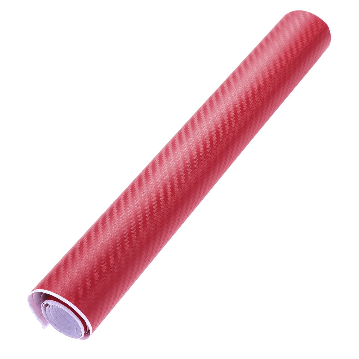 Folie colantare auto Carbon 3D - Rosu (3m x 1,27m)