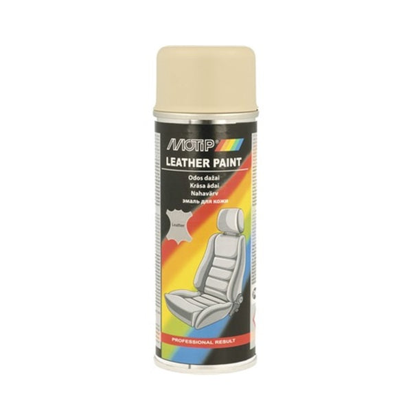 Spray vopsea pentru pentru reconditionare tapiterie din piele, 200 ml, culoare Bej Deschis
