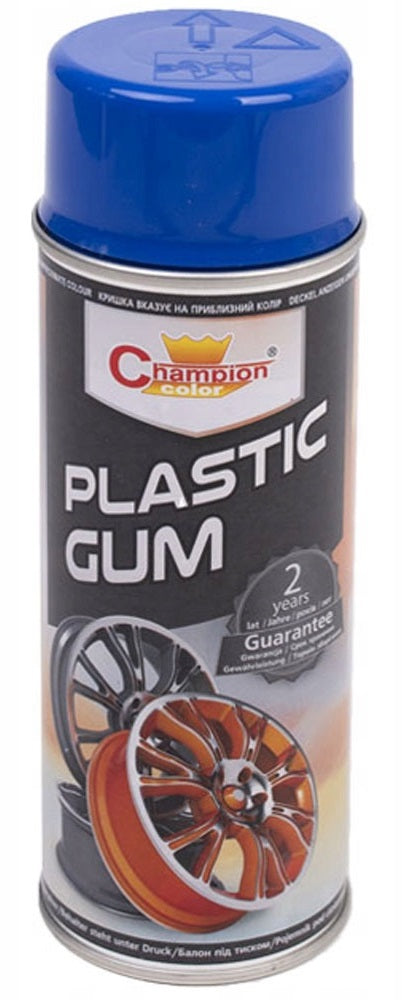 Spray Vopsea Cauciucata pentru Jante, culoare Albastra, 400ml, Champion Color